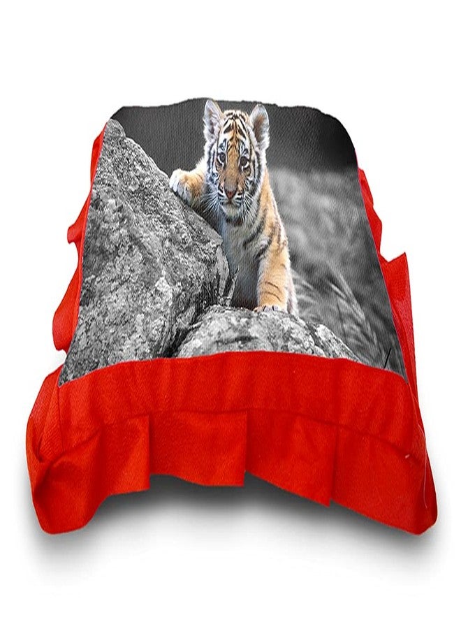 CUDDLY PRINT Cuddlyprint Kids Cartoon Printed Velvet Baby Pillow/Cushion/Toys/Soft Toys/Toddler Pillow/Kids Pillow for Baby Boy/Baby Girl (Rectangle Shape) - 12 x 18-inches Style 102 - Image 3